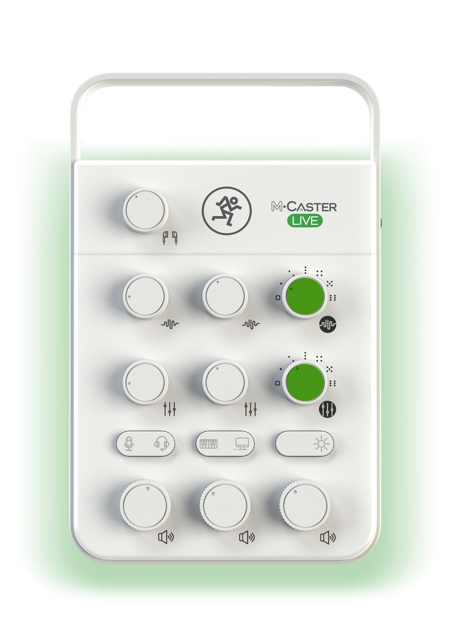 Mackie M•Caster Live Portable Live Streaming Mixer (White)