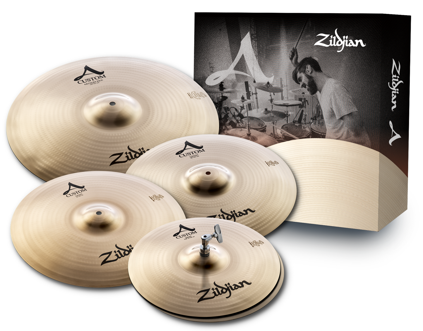 Zildjian A205791 A Custom Cymbal Pack