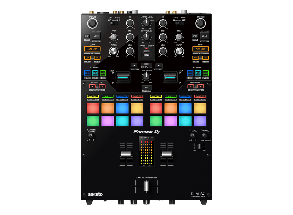 Pioneer DJ DJM-S7 2-channel Mixer for Serato DJ