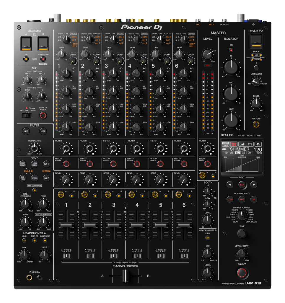 Pioneer DJ DJM-V10 6-channel DJ Mixer