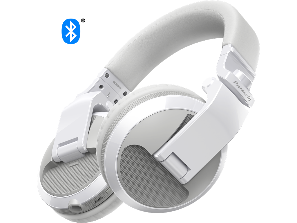 Pioneer DJ HDJ-X5BT Over-Ear DJ Headphones w/ Bluetooth - WHITE