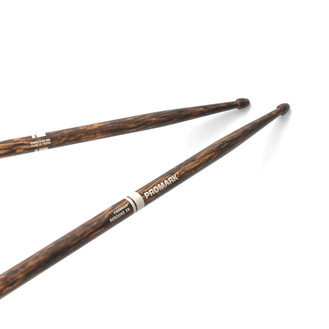 ProMark Rebound 5B FireGrain Hickory Drumstick, Acorn Wood Tip - 4-Pack