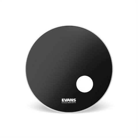 EVANS Onyx Resonant Bass Drum Head, 22 Inch