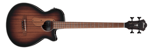 Ibanez AEGB24E AEG Acoustic-electric Bass Guitar - Mahogany Sunburst High Gloss