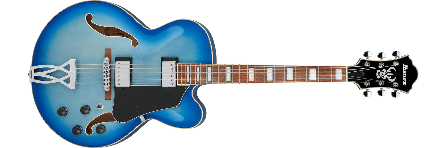 Ibanez Artcore AF75 Hollowbody Electric Guitar - Jet Blue Burst