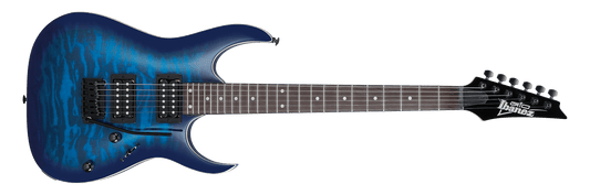 Ibanez Gio GRGA120QATBB - Explosión azul transparente