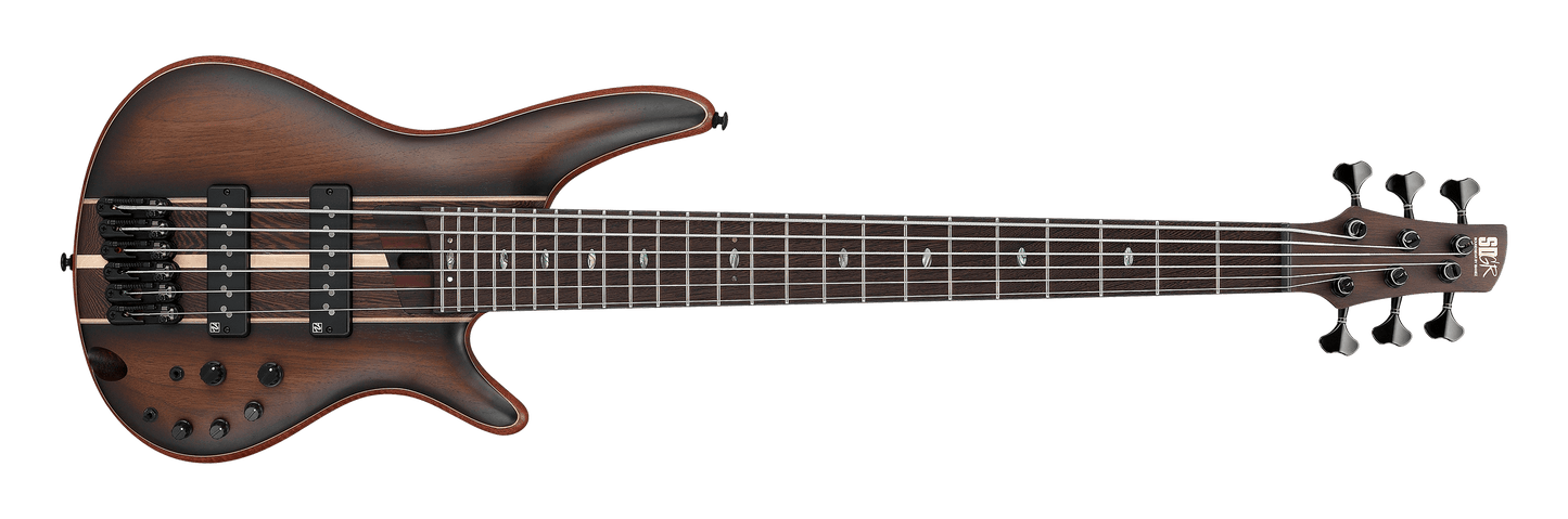 Ibanez Premium SR1356B 6-string Bass Guitar - Dual Mocha Burst Flat