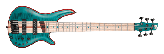 Ibanez SR Premium 6-string Electric Bass - Caribbean Green Low Gloss