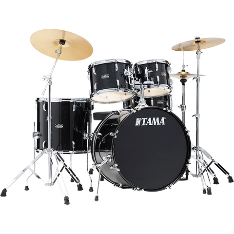 Tama Stagestar 5-piece Complete Drum Set - Black Night Sparkle