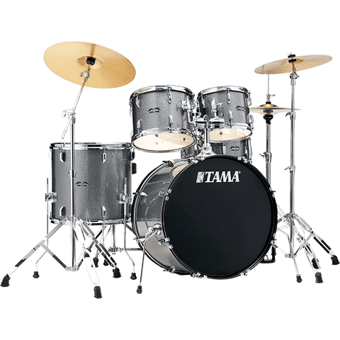 Tama Stagestar 5-piece Complete Drum Set - Silver Sparkle