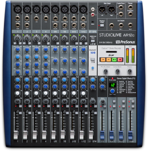 PreSonus StudioLive AR12C 14-Channel USB-C Hybrid Digital/Analog Performance Mixer