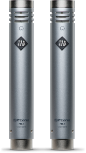 PreSonus PM-2 Small Diaphragm Cardioid Condenser matched pair of Microphones