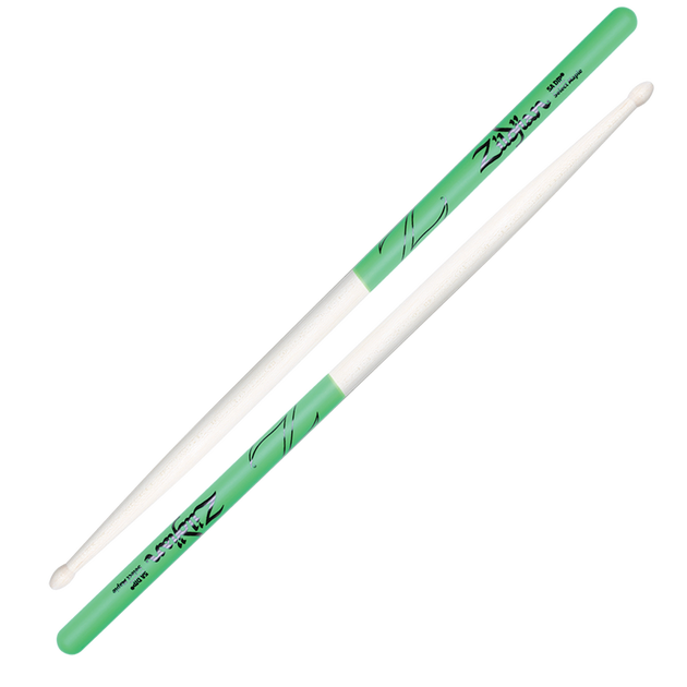 Zildjian 5A MAPLE GREEN DIP DRUMSTICKS