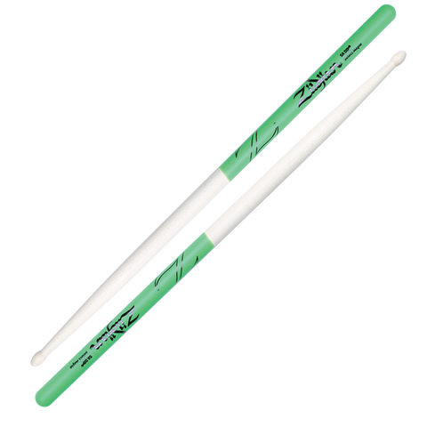 Zildjian 5A MAPLE GREEN DIP DRUMSTICKS